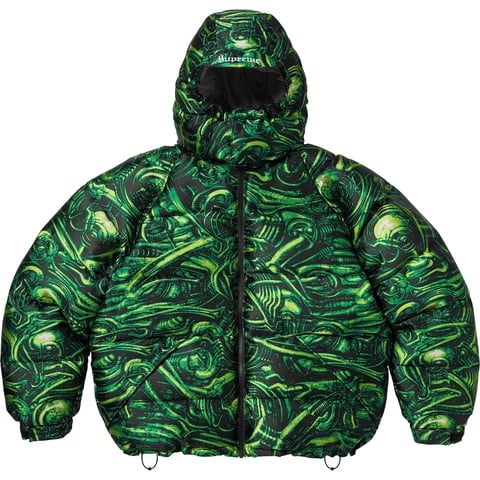 Supreme H.R. Giger Jacquard Down Puffer Jacket - Colorway