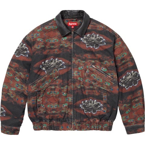 Supreme Leather Collar Utility Jacket - Colorway