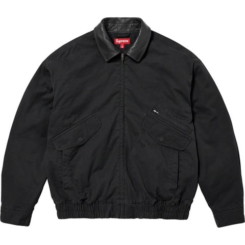 Leather Collar Utility Jacket - fall/winter 2023 - Supreme