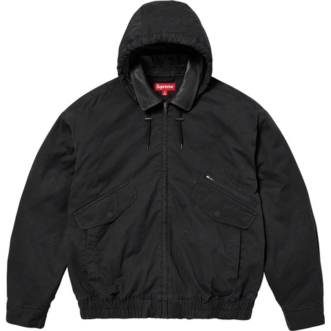 Leather Collar Utility Jacket - fall/winter 2023 - Supreme