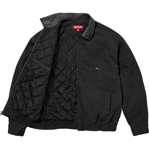 Leather Collar Utility Jacket - fall/winter 2023 - Supreme