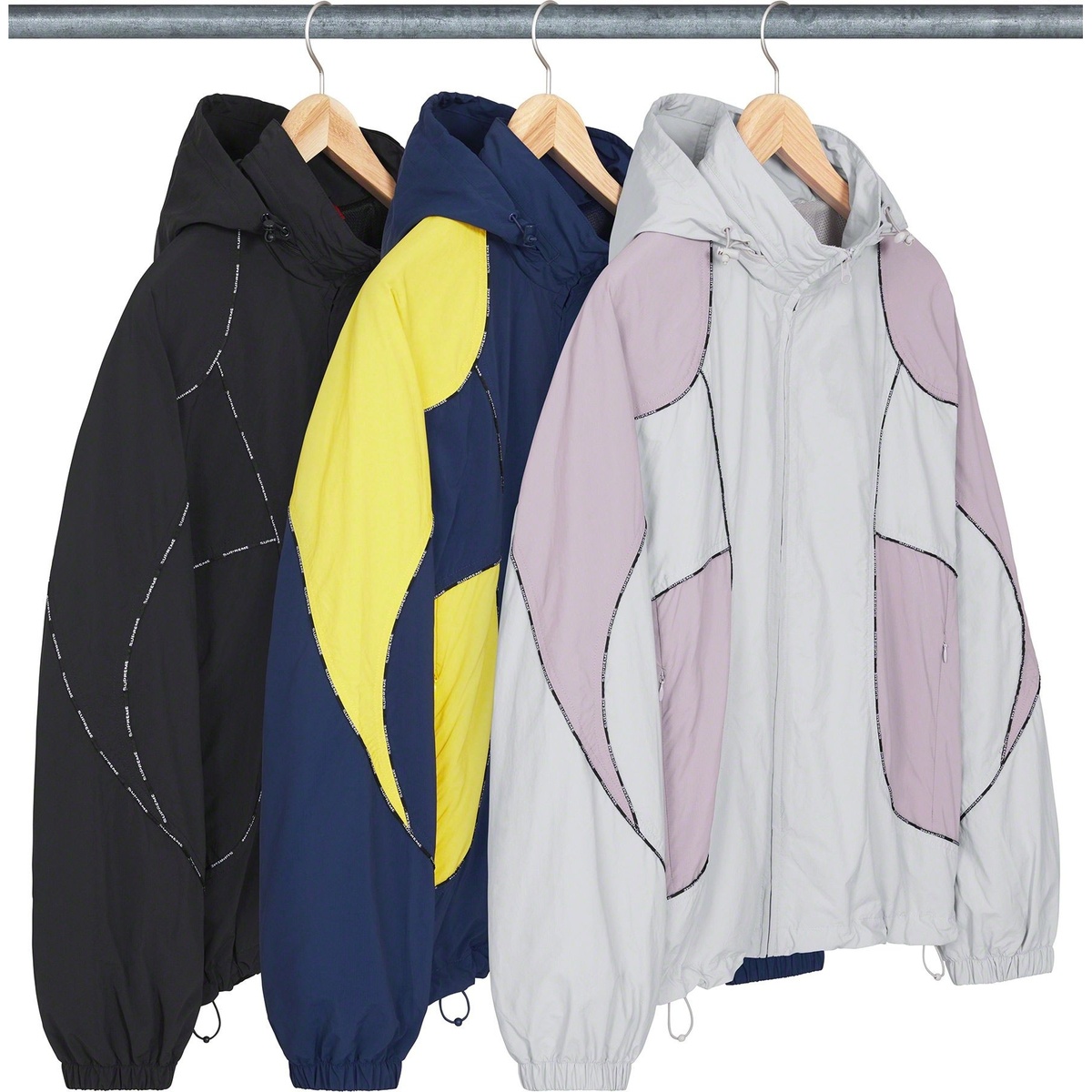 Logo Piping Hooded Track Jacket - fall/winter 2023 - Supreme