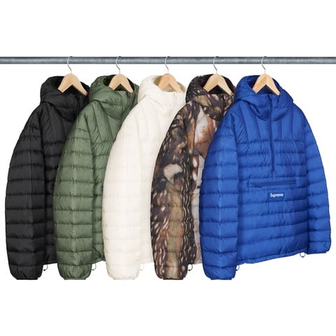 ジャケット・アウター supreme micro down half zip hooded L NEW Supreme Micro Down Half Zip Hooded Pullover Jacket Dark Orange