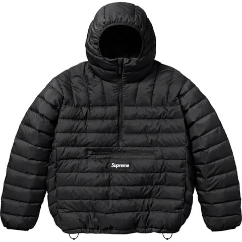 Micro Down Half Zip Hooded Pullover - Supreme