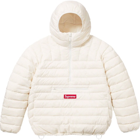 Micro Down Half Zip Hooded Pullover - Supreme