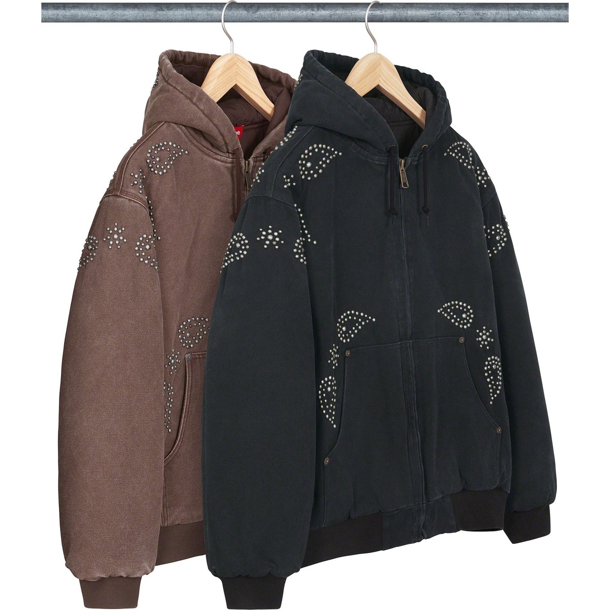新品　supreme paisley studded work jacket Paisley Studded Work Jacket - fall/winter 2023 - Supreme