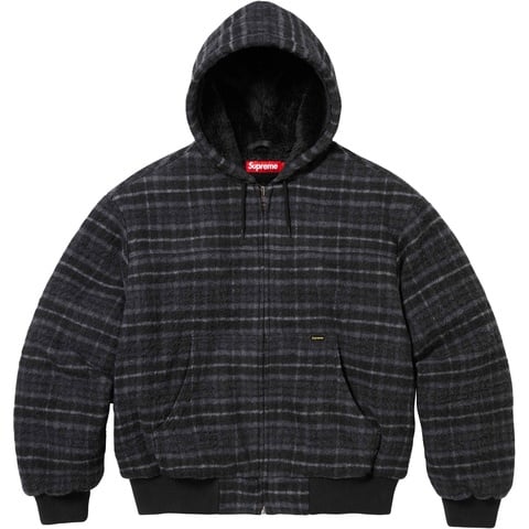 Plaid Wool Hooded Work Jacket - fall/winter 2023 - Supreme
