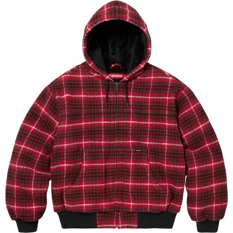 Supreme Plaid Wool Hooded Work Jacket - Colorway