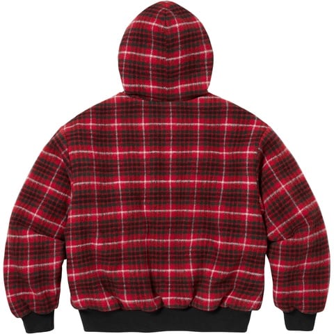 早い者勝ち✨Supreme hooded plaid パーカー 中綿ジャケット Plaid Wool Hooded Work Jacket - fall/winter 2023 - Supreme
