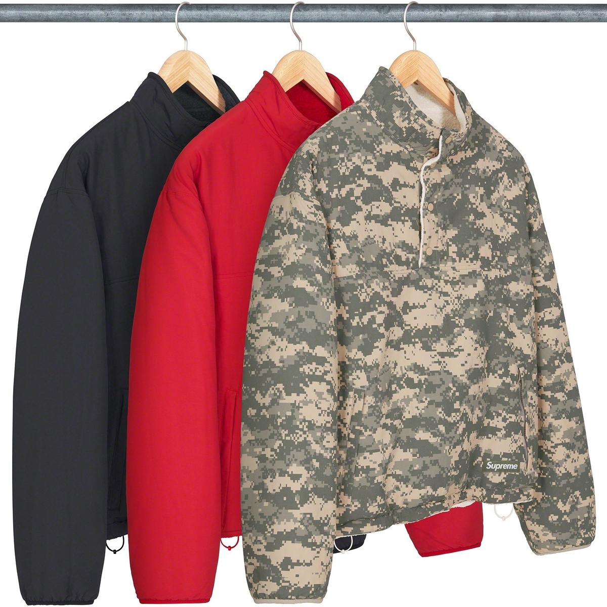 Polartec® Shearling Reversible Pullover - SupremeCommunity