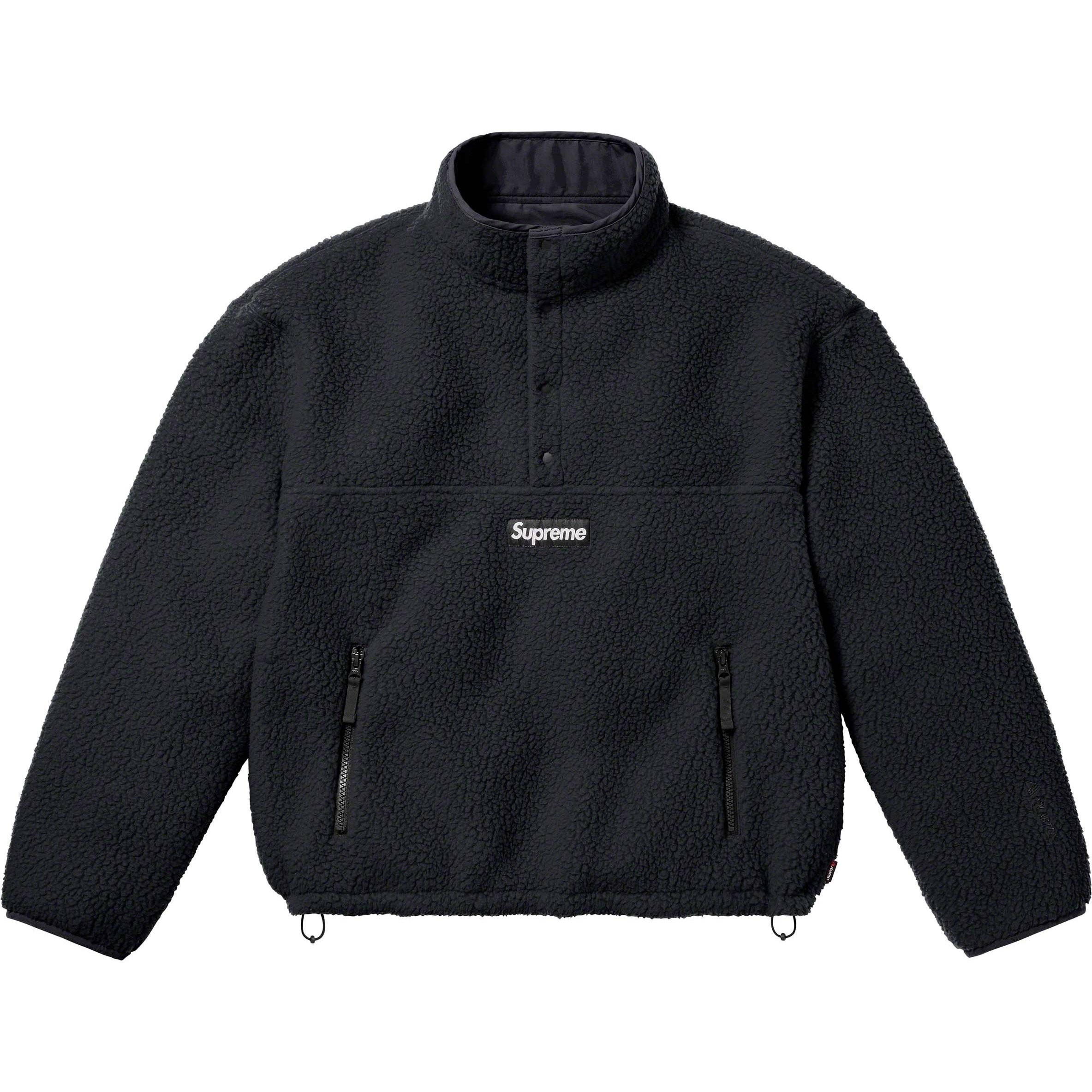 Supreme Polartec Shearling Reversible Pullover (FW23) - $198
