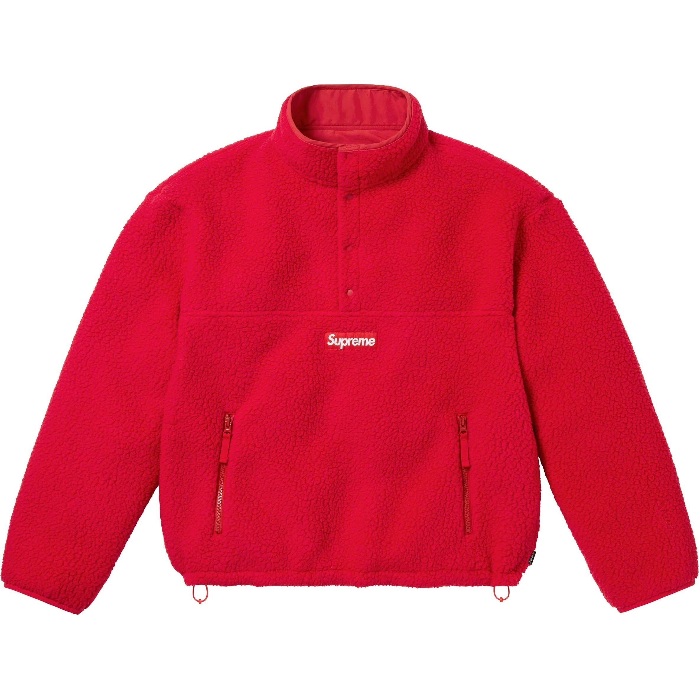Supreme Polartec Shearling Reversible Pullover (FW23) - $198
