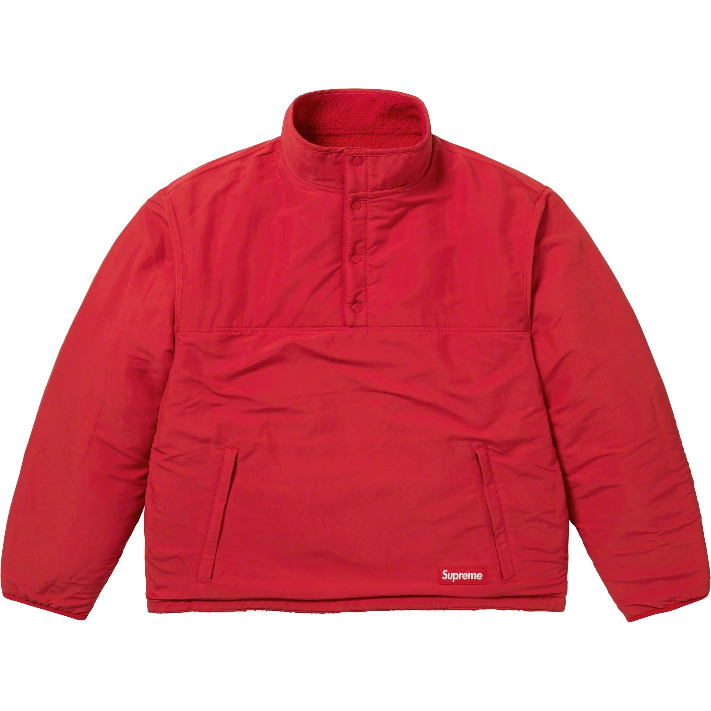 Supreme Polartec Shearling Reversible Pullover (FW23) - $198