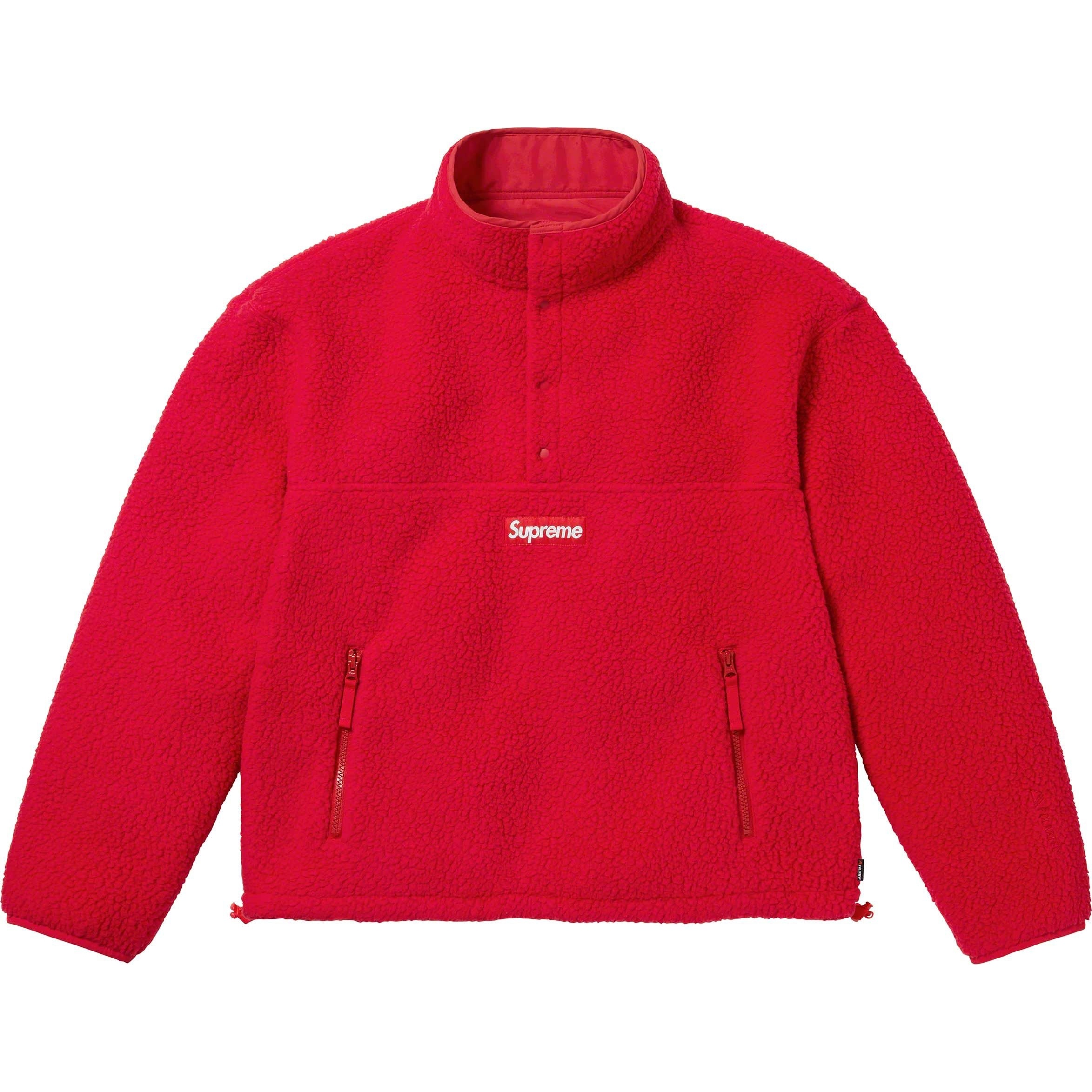 Supreme Polartec Shearling Reversible Pullover (FW23) - $198