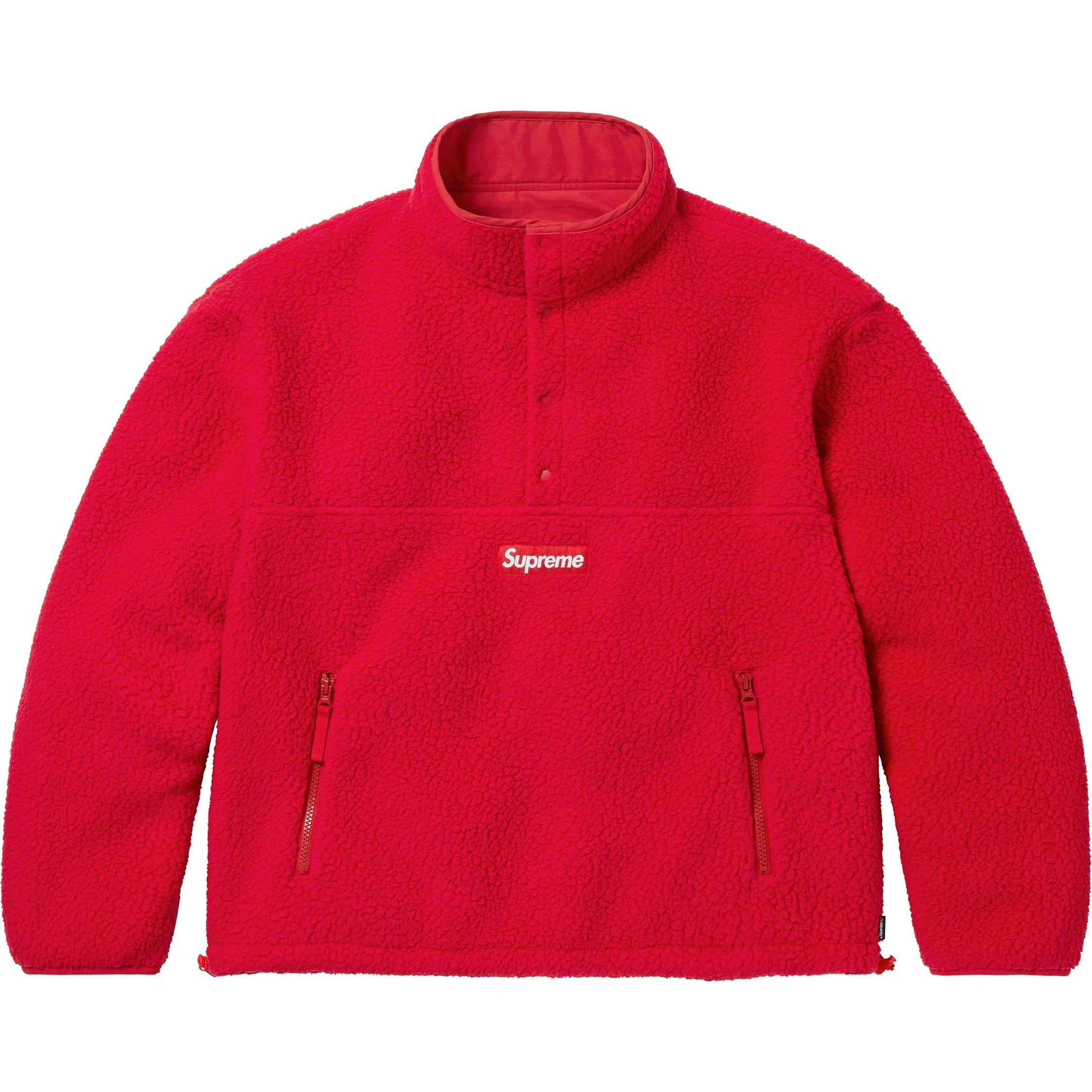Supreme Polartec Shearling Reversible Pullover (FW23) - $198