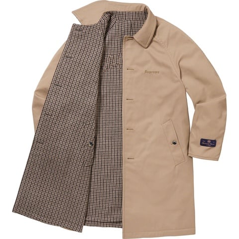 Reversible Houndstooth Overcoat - fall/winter 2023 - Supreme