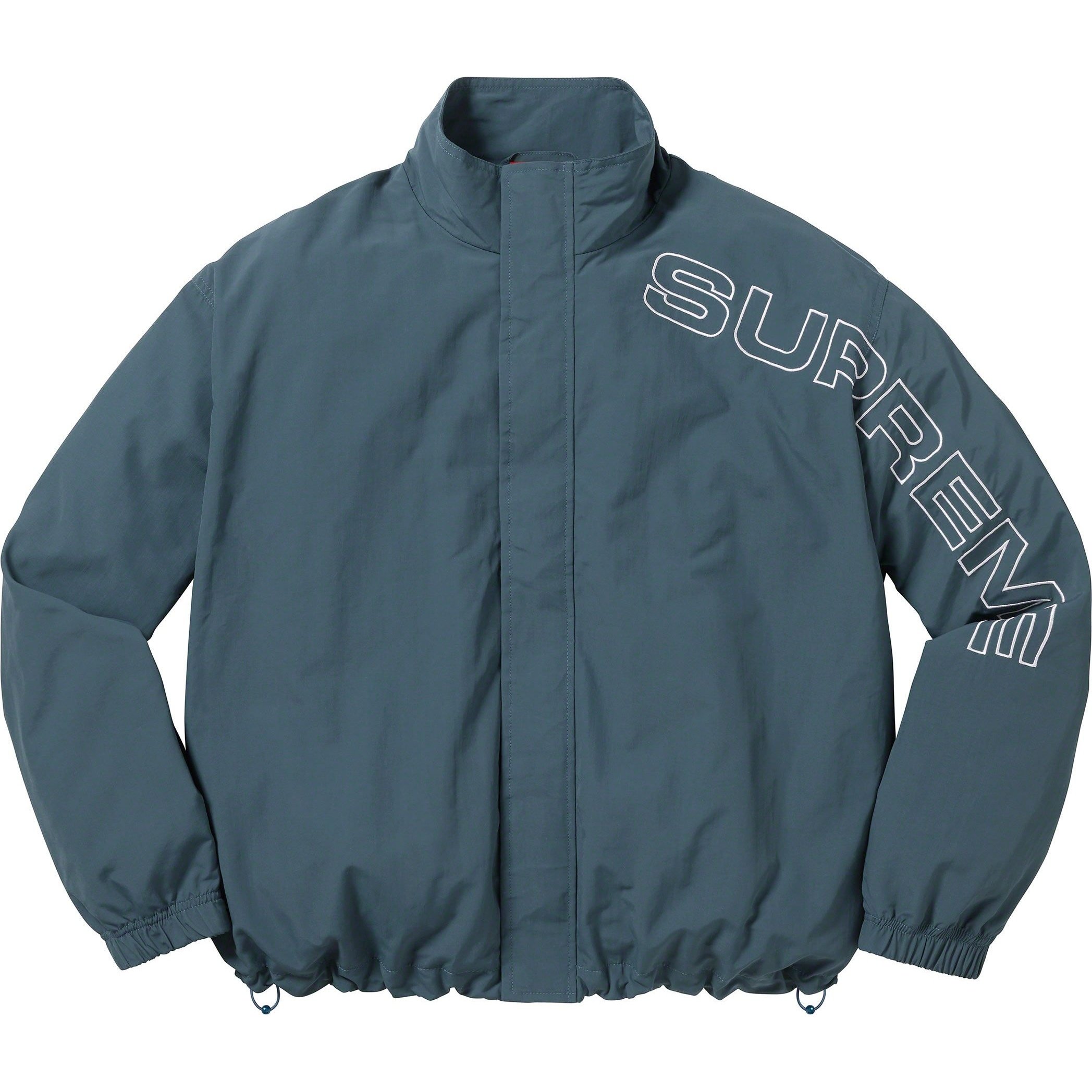 Supreme Spellout Embroidered Track Jacket (FW23) - $168