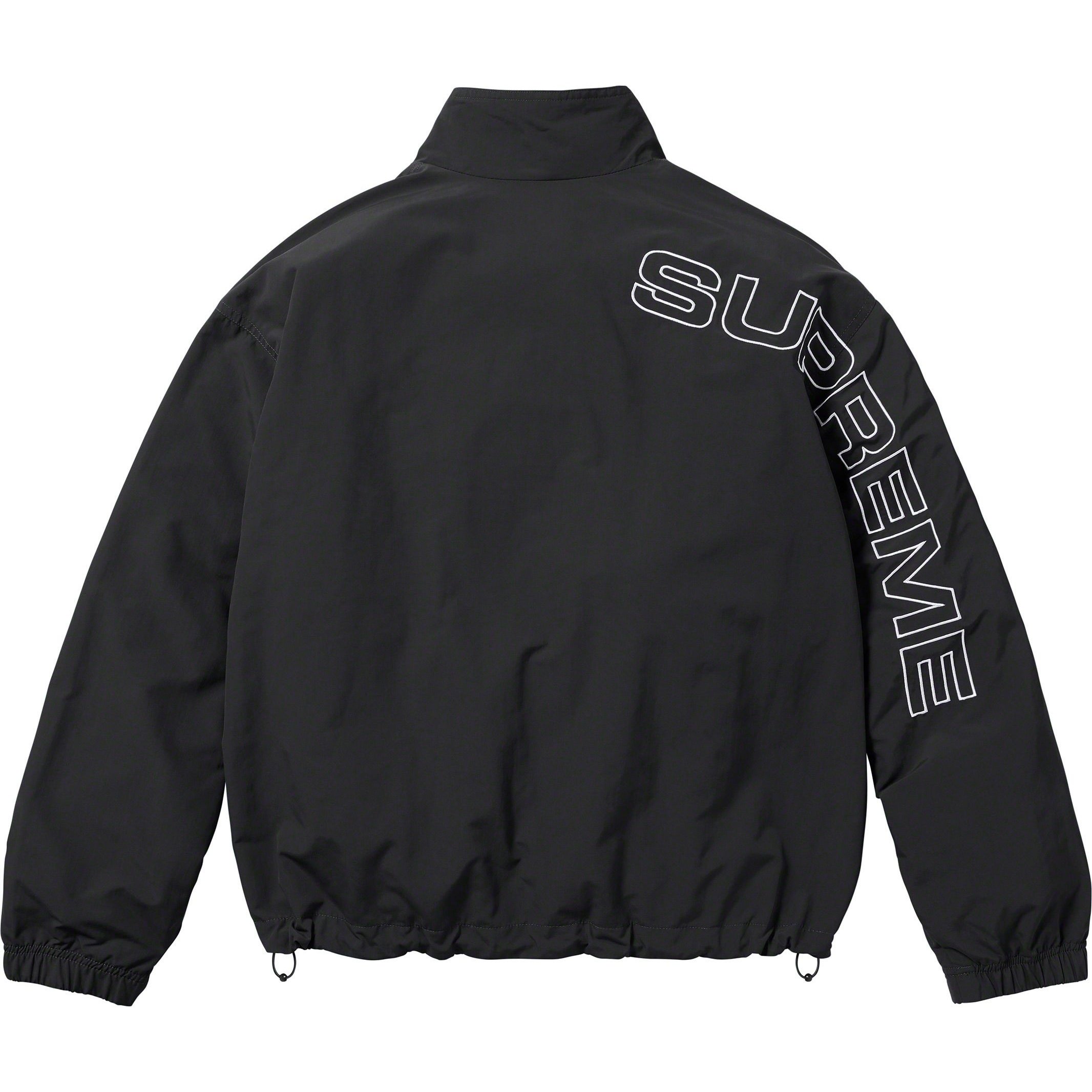 Supreme Spellout Embroidered Track Jacket (FW23) - $168