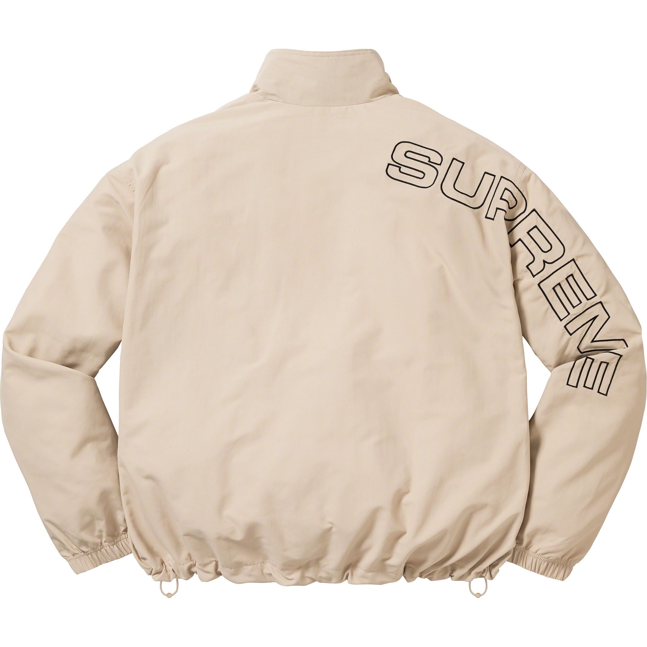 Supreme Spellout Embroidered Track Jacket (FW23) - $168