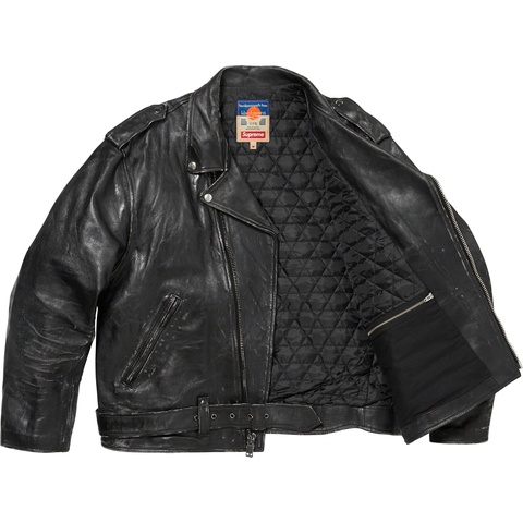 Supreme®/blackmeans Painted Leather Motorcycle Jacket - Supreme