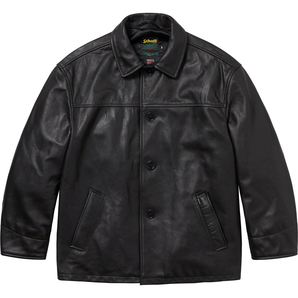 キムタク着 supreme schott leather car coat Supreme®/Schott® Leather Car Coat - Supreme