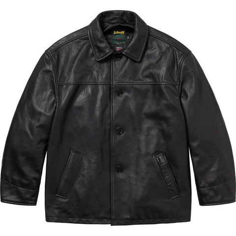 Supreme®/Schott® Leather Car Coat - Supreme