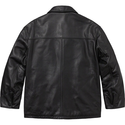Supreme®/Schott® Leather Car Coat - Supreme