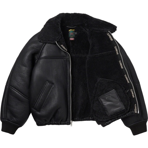 Supreme®/Schott® Shearling Bomber Jacket - Supreme