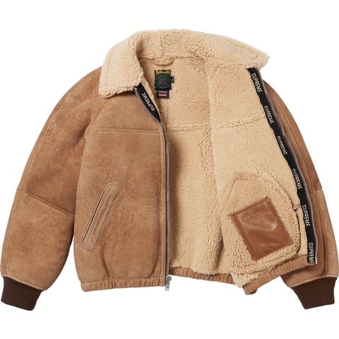 Supreme®/Schott® Shearling Bomber Jacket - Supreme