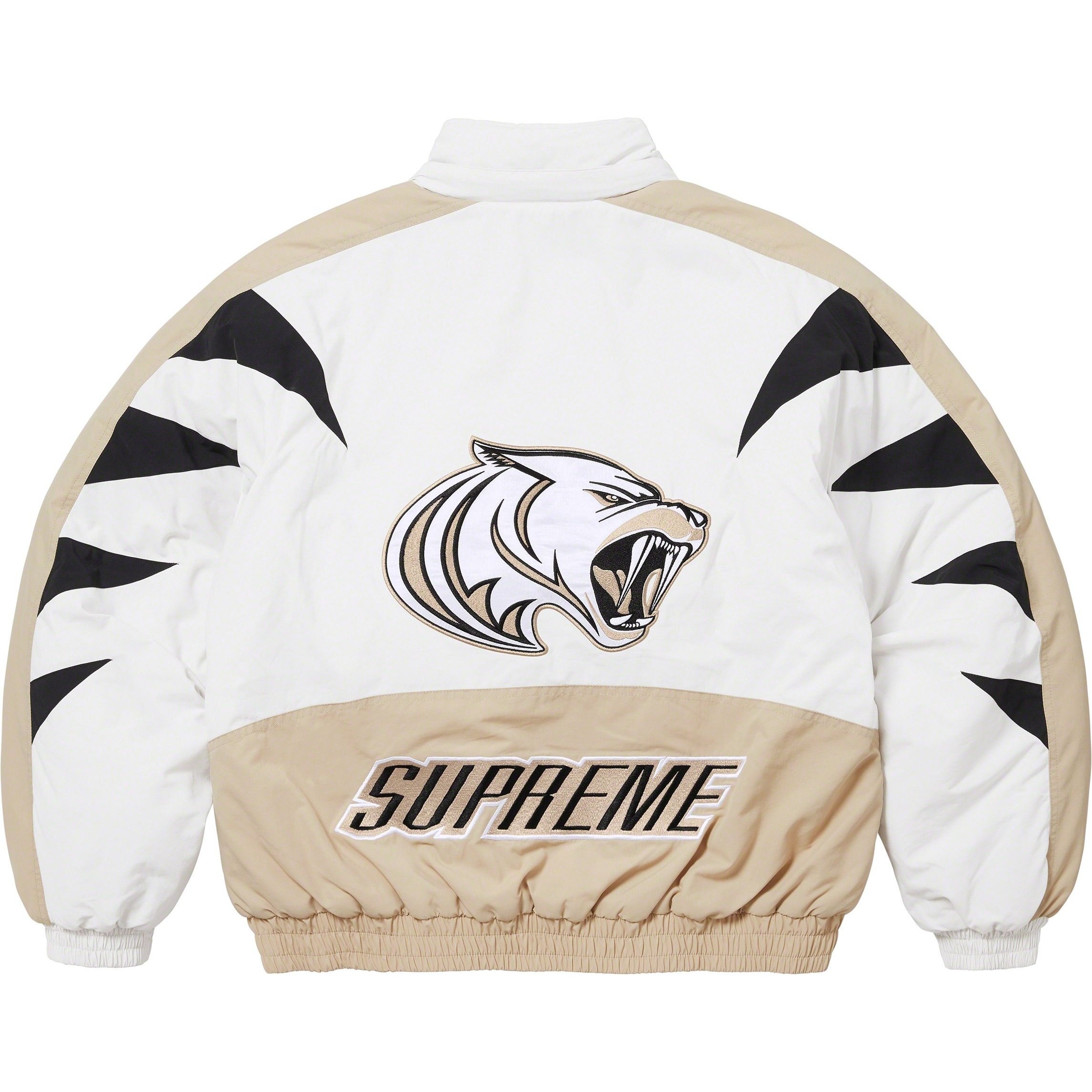 Supreme Wildcat Sideline Puffer Jacket (FW23) - $248