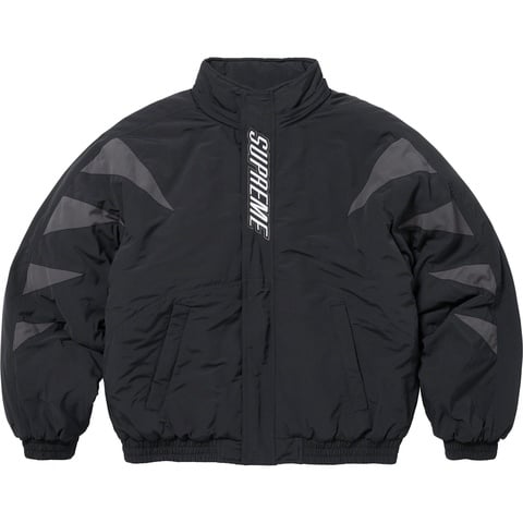 ジャケット・アウター Supreme Wildcat Sideline Puffer Jacket Supreme Wildcat Sideline Puffer Jacket 'White Black Beige' SUP