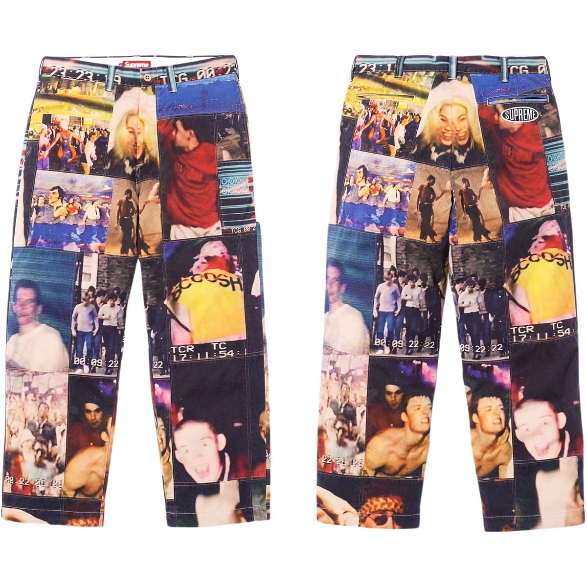 パンツ Supreme Mark Leckey Patchwork Chino Pant Hardcore Patchwork Loose Fit Chino Pant - Supreme