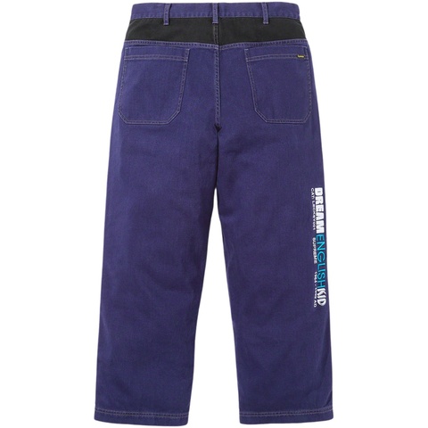 Dream English Kid Twill Panel Pant - Supreme