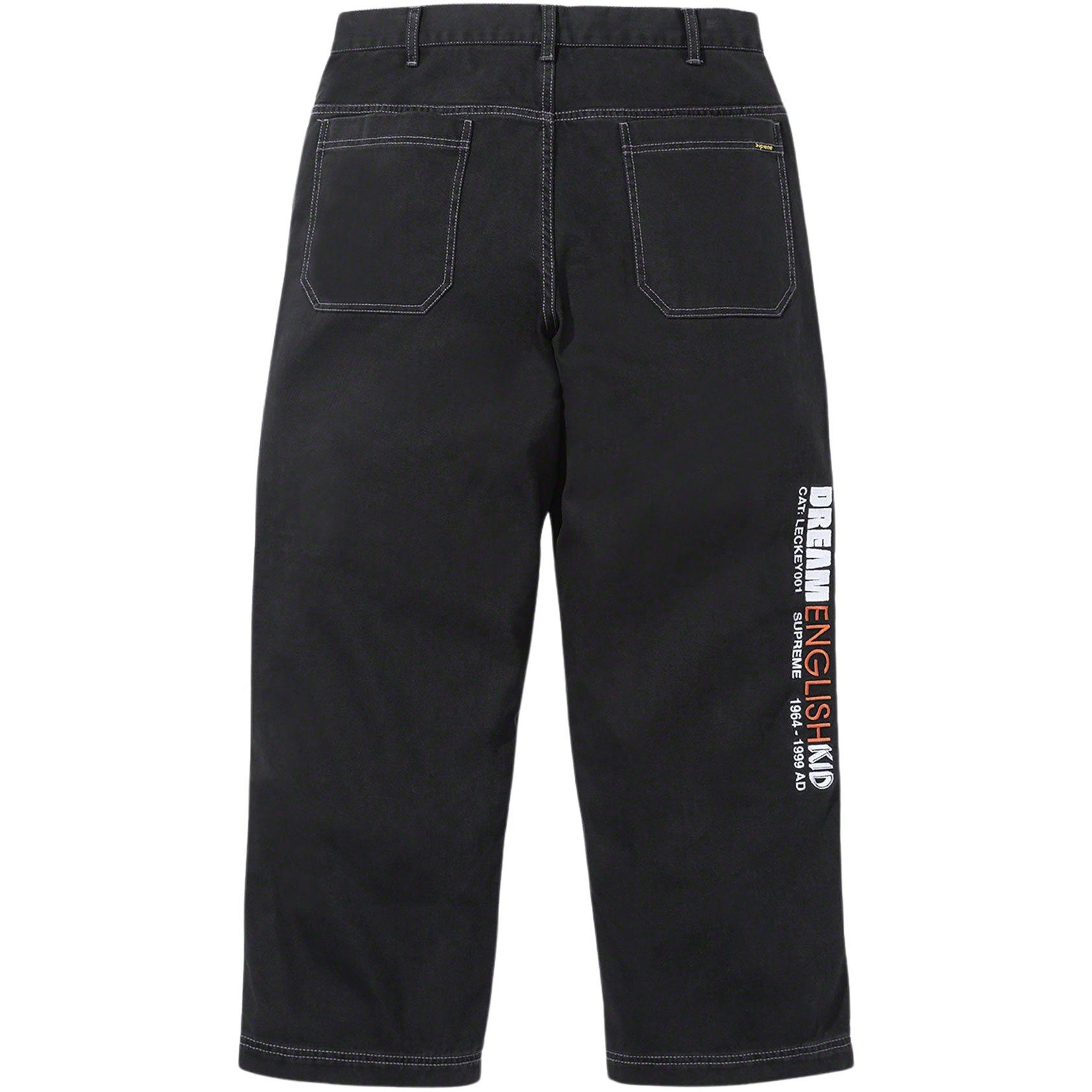 Supreme Mark Leckey Dream English Kid 美品 Supreme Mark Leckey Dream English Kid Hooded Jacket Black