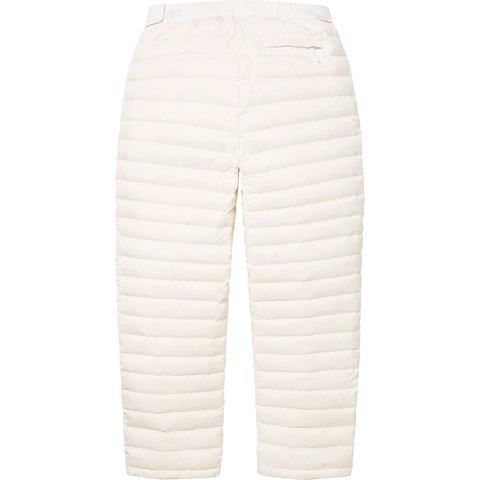パンツ Supreme Micro Down Pant #8 White/XL Micro Down Pant - fall/winter 2023 - Supreme