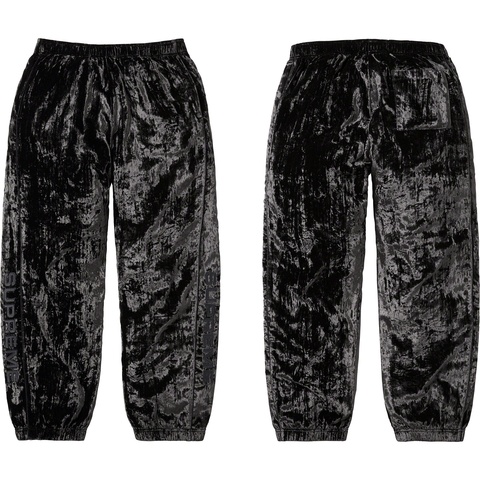 Supreme Crushed Velvet Track Pant - Colorway