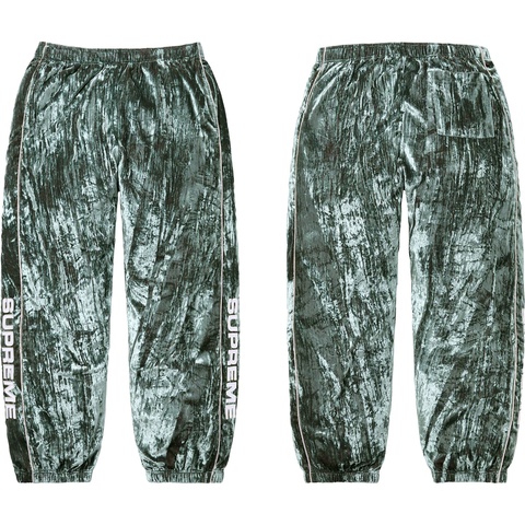 Supreme Crushed Velvet Track Pant - Colorway