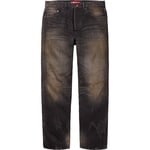 Supreme Distressed Loose Fit Selvedge Jean (FW23)