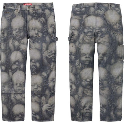 H.R. Giger Double Knee Jean - fall/winter 2023 - Supreme