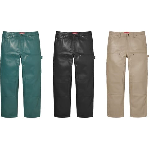 Leather Double Knee Pant - fall/winter 2023 - Supreme