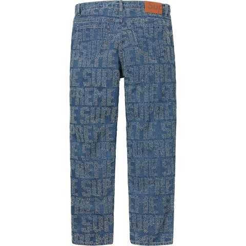 Supreme Needle Punch Regular Jean - Colorway