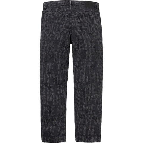 Supreme Needle Punch Regular Jean - Colorway