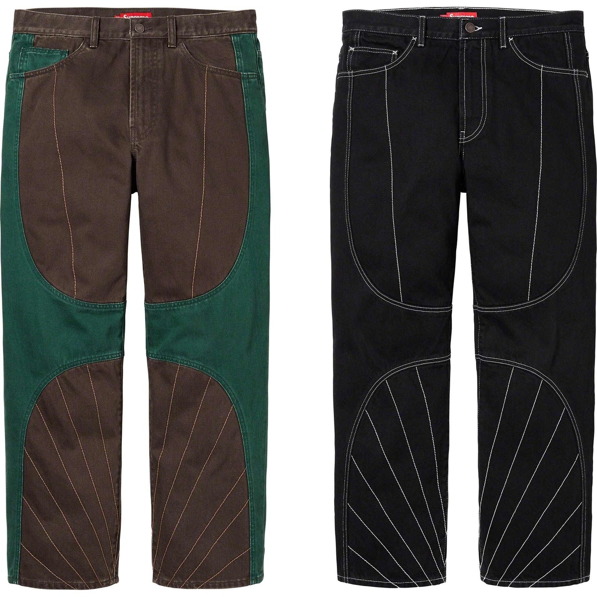 Radial Embroidered Loose Fit Jean - Supreme