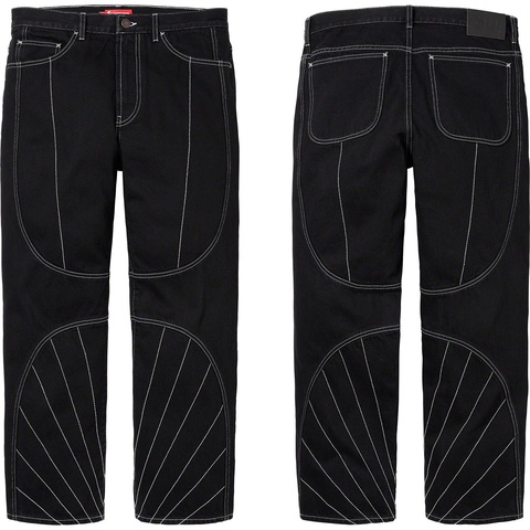 Supreme Radial Embroidered Loose Fit Jean - Colorway