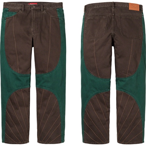 パンツ supreme radial embroidered loose fit 34 Radial Embroidered Loose Fit Jean - Supreme