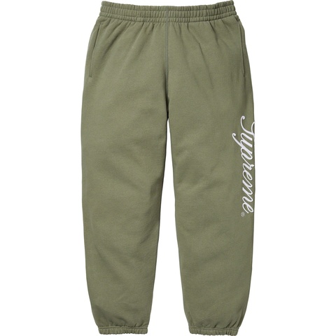 Supreme Raised Script Sweatpant - Colorway