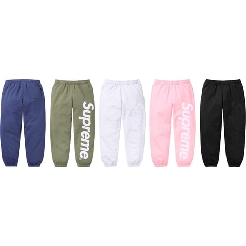 パンツ Supreme Satin Applique Sweatpant (25FW) Supreme Satin Appliqué Sweatpant (FW25) Brown Men's - FW25 - US