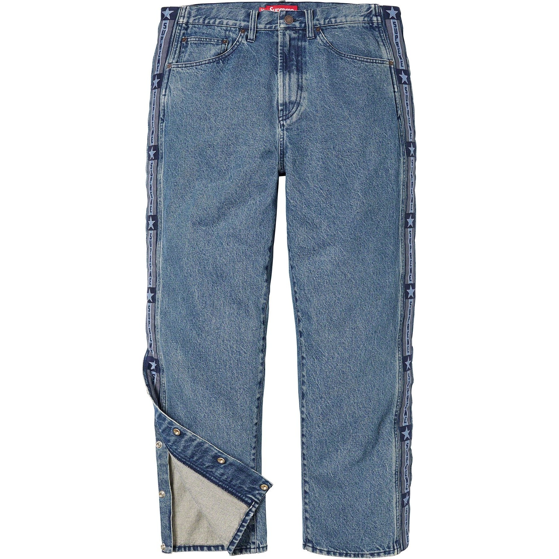 パンツ supreme 23fw snap-off baggy jean 32 Supreme Snap-Off Baggy Jean (FW23) - $178