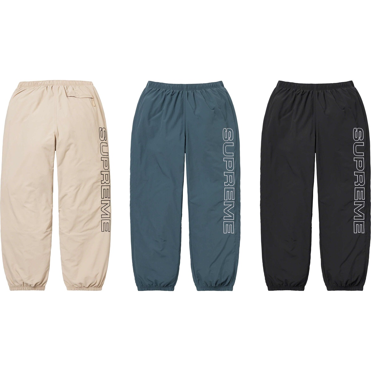 Spellout Embroidered Track Pant - SupremeCommunity