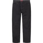 Supreme Stone Washed Black Slim Jean (FW23)